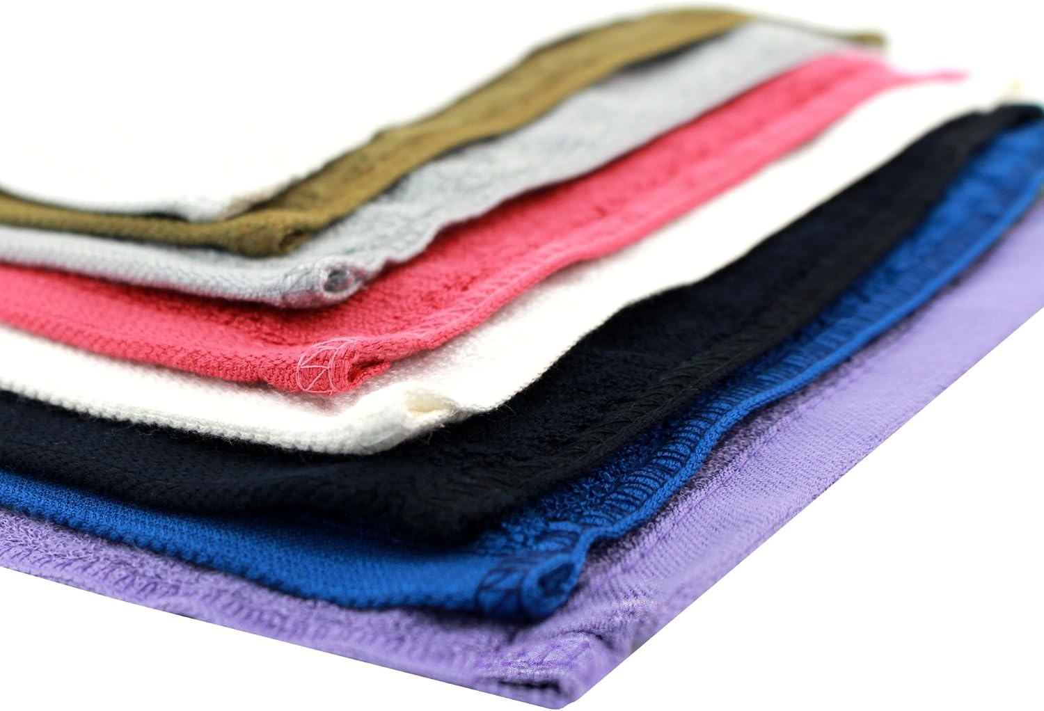 image:imageBambooMN Super Soft 70 Rayon from Bamboo 535 GSM Washcloths  Assorted Color 6 PackAssorted