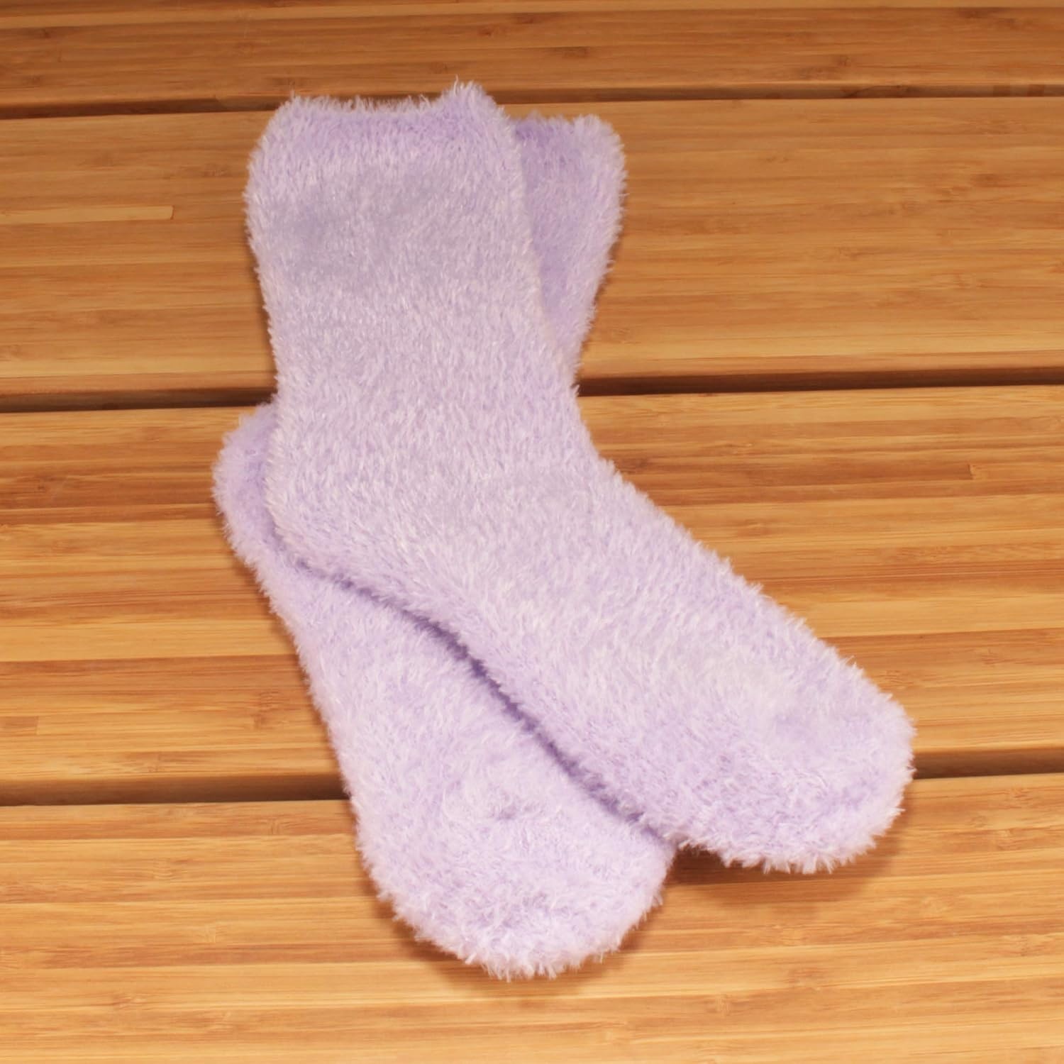 image:imageBambooMN Womens Fuzzy Soft Colored SocksAssortment B