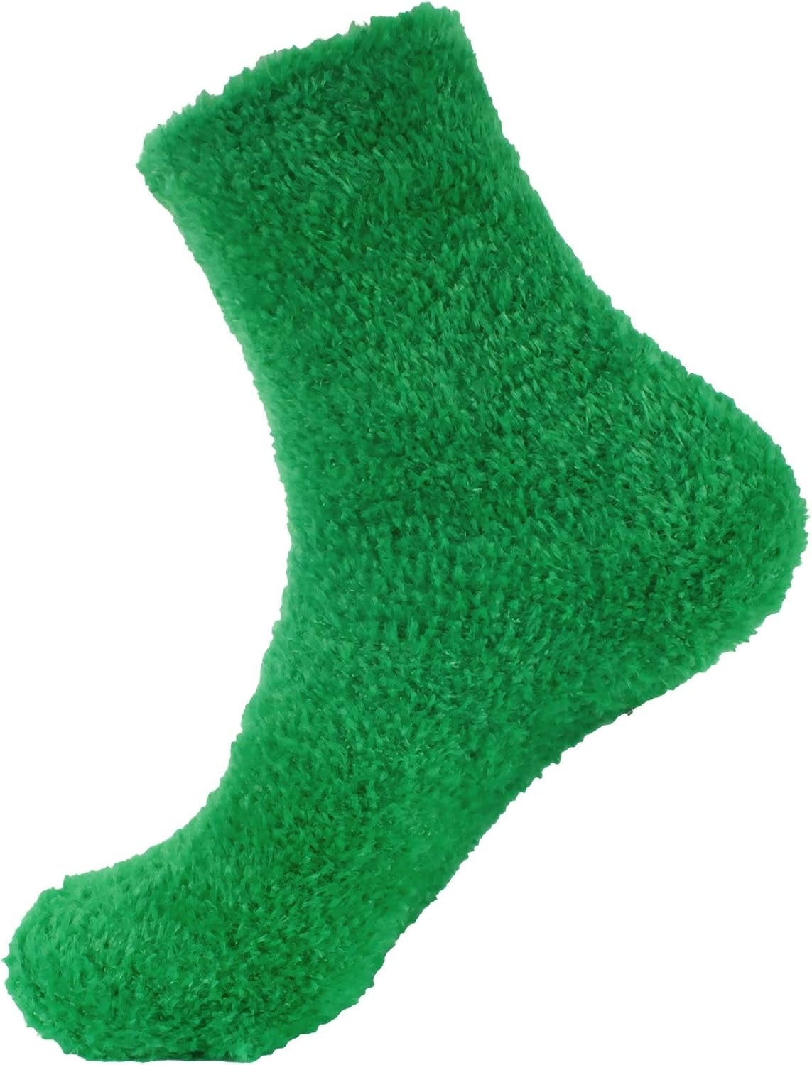 image:imageBambooMN Womens Super Soft and Cozy Feather Light Fuzzy Socks  Multiple Color Options  Two Sizes  Value Packs02  Leafy Green