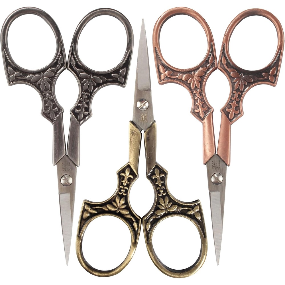 image:imageJubileeYarn Decorative Floral Embroidery Craft Scissors  Antique Silver  1 ScissorAntique Heirloom  Assortment