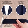 image:image10 Yards 5 Nylon Coil Zipper Tape with 10 Metal Slider Pulls  TanBlue