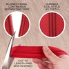 image:image10 Yards 5 Nylon Coil Zipper Tape with 10 Metal Slider Pulls  TanRed