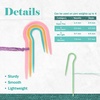 image:image22 Piece Crochet and Knitting Tools Accessories Kit  Plastic Cable Needle Stitch Holders and Locking Ring Stitch Markers16 Piece Set
