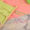 image:image22 Piece Crochet and Knitting Tools Accessories Kit  Plastic Cable Needle Stitch Holders and Locking Ring Stitch Markers22 Piece Set