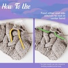 image:image22 Piece Crochet and Knitting Tools Accessories Kit  Plastic Cable Needle Stitch Holders and Locking Ring Stitch Markers22 Piece Set