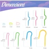 image:image22 Piece Crochet and Knitting Tools Accessories Kit  Plastic Cable Needle Stitch Holders and Locking Ring Stitch Markers22 Piece Set