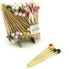 image:image400 pcs Bamboo SkewerDecorative Cocktail Picks Assortment 01 Paddle Picks Knotted Picks and Mini Forks by BambooMNAssortment 03