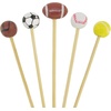 image:image400 pcs Bamboo SkewerDecorative Cocktail Picks Assortment 06 Knotted Picks and Mini Forks by BambooMNAssortment 07
