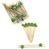 image:image400 pcs Bamboo SkewerDecorative Cocktail Picks Assortment 06 Knotted Picks and Mini Forks by BambooMNAssortment 07