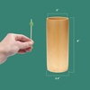 image:imageBamboo Flower VaseHolder  Carbonized Brown  8  1 Unit8 Inches