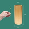 image:imageBamboo Flower VaseHolder  Carbonized Brown  8  1 Unit98 Inches