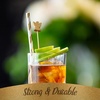 image:imageBambooMN  Angel Holiday Bamboo Picks Skewers for Desserts Appetizers Drinks  39 10cm  Gold Silver  100pcs300