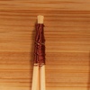 image:imageBambooMN  Bamboo Trident Picks  Brown Wire  for CateBrown Events Holidays Restaurants or Party Supplies  35  1000 PiecesBrown Wire