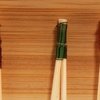 image:imageBambooMN  Bamboo Trident Picks  Brown Wire  for CateBrown Events Holidays Restaurants or Party Supplies  35  1000 PiecesGreen Wire