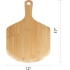 image:imageBambooMN  Bamboo Wooden Pizza Oven Bakery Peel  17x12x05  1 Piece1