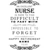 image:imageBambooMN  Custom Laser Engraved Retirement Plaque  79 x 55 x 075  Years of EmploymentNurse