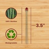 image:imageBambooMN  Decorative 35 Brown Ball Double Picks  100 Pieces100 Pieces