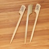 image:imageBambooMN  GlutenFree Marker Bamboo Paddle Skewer Pick  35 89cm  1000 PiecesDairy
