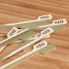 image:imageBambooMN  GlutenFree Marker Bamboo Paddle Skewer Pick  35 89cm  1000 PiecesHam