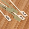 image:imageBambooMN  GlutenFree Marker Bamboo Paddle Skewer Pick  35 89cm  1000 PiecesHam