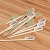 image:imageBambooMN  GlutenFree Marker Bamboo Paddle Skewer Pick  35 89cm  1000 PiecesLamb
