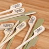 image:imageBambooMN  GlutenFree Marker Bamboo Paddle Skewer Pick  35 89cm  1000 PiecesTurkey