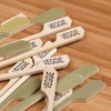 image:imageBambooMN  GlutenFree Marker Bamboo Paddle Skewer Pick  35 89cm  1000 PiecesVeggie