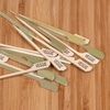 image:imageBambooMN  GlutenFree Marker Bamboo Paddle Skewer Pick  35 89cm  1000 PiecesVeggie