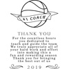 image:imageBambooMN  Laser Engraved Thank You Coach Plaque  79 x 55 x 075  FootballBasketball