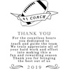 image:imageBambooMN  Laser Engraved Thank You Coach Plaque  79 x 55 x 075  FootballFootball
