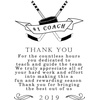 image:imageBambooMN  Laser Engraved Thank You Coach Plaque  79 x 55 x 075  FootballHockey