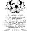 image:imageBambooMN  Laser Engraved Thank You Coach Plaque  79 x 55 x 075  FootballSoccer