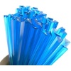 image:imageBambooMN  Triangular Prism Plastic Fruit Appetizer Cocktail Pick 35 9cm  Clear  300 PiecesBlue