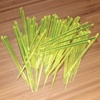 image:imageBambooMN  Triangular Prism Plastic Fruit Appetizer Cocktail Pick 35 9cm  Clear  300 PiecesLime Green
