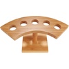 image:imageBambooMN 10 Inch Natural Bamboo Crescent Food Cone Display Tamaki Stand for Restaurants Catered Events Party or Buffets Holds up to 5 Cones  3 PiecesCrescent