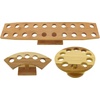 image:imageBambooMN 10 Inch Natural Bamboo Crescent Food Cone Display Tamaki Stand for Restaurants Catered Events Party or Buffets Holds up to 5 Cones  3 PiecesCrescent