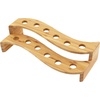 image:imageBambooMN 10 Inch Natural Bamboo Crescent Food Cone Display Tamaki Stand for Restaurants Catered Events Party or Buffets Holds up to 5 Cones  3 PiecesSwave Multi Level