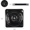 image:imageBambooMN 102 Black Flat Swivel Replacement Part  Restore Bar Furniture Stools Boat Seats  Heavy Duty  Easy Installation  1 Unit3