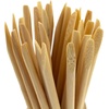 image:imageBambooMN 11cm 4mm Nail Cuticle PushersCuticle Remover Bamboo Wooden Stick 20 Pieces  Great for DIY Wedding Nails20