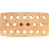 image:imageBambooMN 13 x 49 x 35 Natural Bamboo Straight Multi Level Food Cone Display Tamaki Stand for Restaurants Catered Events Party or Buffets Holds up to 12 ConesWide Oblong