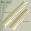 image:imageBambooMN 13mm Wide Bamboo Double Prong Fondue Sticks Barbecue Grilling Kabob Skewers 98 Long 100 Pieces300
