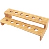 image:imageBambooMN 163 Inch Natural Bamboo Wide Oblong Food Cone Display Tamaki Stand for Restaurants Catered Events Party or Buffets Holds up to 20 Cones 3 PiecesStraight Multi Level