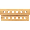 image:imageBambooMN 163 Inch Natural Bamboo Wide Oblong Food Cone Display Tamaki Stand for Restaurants Catered Events Party or Buffets Holds up to 20 Cones 3 PiecesStraight Multi Level