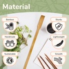 image:imageBambooMN 165 Inch Traditional Thin Travel Size Bamboo Wooden Back Scratcher Body Relaxation Massager Set for Itching Relief 1 UnitTravel Size