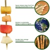 image:imageBambooMN 177 x 02 Extra Long Heavy Duty Square Bamboo Yakitori BBQ Skewers 500 Pieces30
