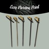 image:imageBambooMN 35 Bamboo Black Knotted Knot Skewers Picks for Cocktails and Hors Doeuvres Party Supplies 1000 PiecesBlack