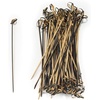 image:imageBambooMN 35 Bamboo Black Knotted Knot Skewers Picks for Cocktails and Hors Doeuvres Party Supplies 1000 PiecesBlack