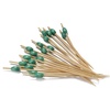 image:imageBambooMN 35 Decorative Green Bead Bamboo Appetizer and Hors DOeuvre Skewer Picks  300 Pieces35 Green Bead