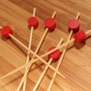 image:imageBambooMN 35 Decorative Green Bead Bamboo Appetizer and Hors DOeuvre Skewer Picks  300 Pieces35 Red Circle