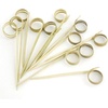 image:imageBambooMN 35 Decorative Loop Ring Card Holder Cocktail Fruit Sandwich Picks Skewers for Catered Events Holidays Restaurants or Buffets Party Supplies 300 Pieces1000
